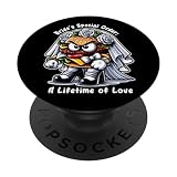 Joyful Burger-Bride Graphic for Wedding Events PopSockets Standard PopGrip