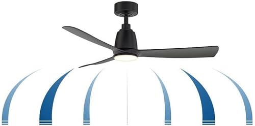 Miniatura 2 de Fanimation Kute - Ventilador de techo empotrado de 3 aspas, 13.1 pulgadas de alto y 44 pulgadas de ancho, acabado blanco mate