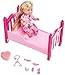 Steffi Love- Evi Love-Mini Poupée 12cm-Malade/Varicelle-Nombreux Accessoires Inclus, 105733407, Rose