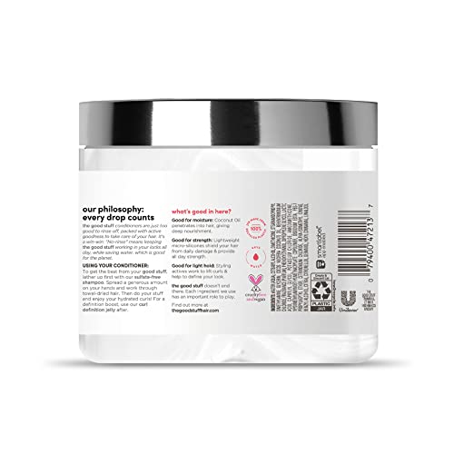 The Good Stuff Lightweight Curl Hydration Butter | Rich, Leave In Conditioner With Coconut Oil For Moisturized Frizz-Free Curls & Coils | Strength, Curl Definition, Shine And Protection | Certified Vegan And Cruelty-Free #TOP4