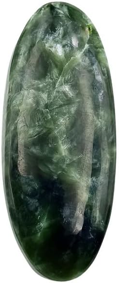 SURMAN™ Natural Oval Shape Palm Stone Cabochon Loose Gemstone 30-40 mm Size Flat Back AA+ Quality For Jewelry Making, Meditation, Stress Relief, Wire Wrapping Crystals
