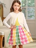 BONNY BILLY dziewczęcy kardigan z długim rękawem dzianina bawełna Bolero shrug odzież dziecięca
