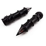 Motorcycle Aluminum Handlebar Handle Grips with 1" Turn Signals 25mm Universal Fits for Suzuki Kawas