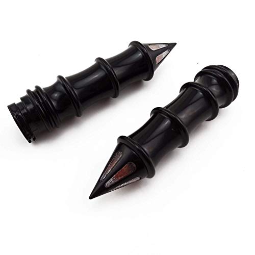 Motorcycle Aluminum Handlebar Handle Grips With 1" Turn Signals 25Mm Universal Fits For Suzuki Kawasaki (Black) #TOP3