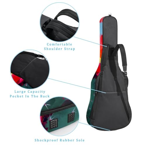 Étui étanche pour guitare protégeant de l'humidité et des rayures avec grand rangement