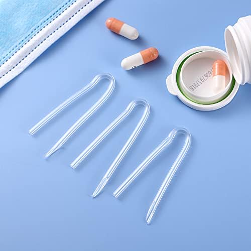 iplusmile Hearing Aid Tubes - Replaceable BTE Earmold Hearing Aid Tubes - Soft Clear PVC Tubing for Hearing Machine(4PCS)