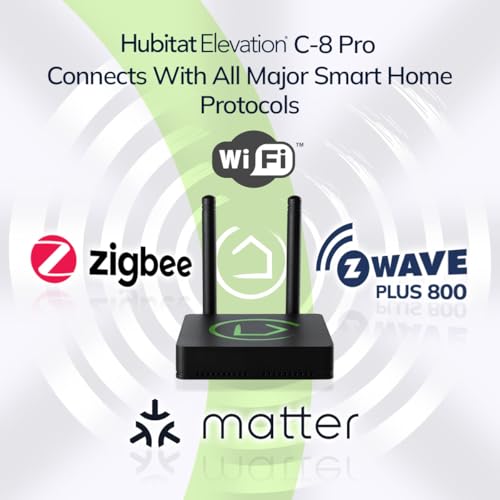 Hubitat Elevation Home Automation Hub (Model C-8 Pro) Compatible with Alexa, Apple HomeKit, Google Home, Zigbee, Z-Wave, Matter, Aqara - Image 4