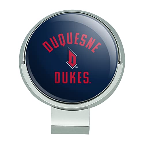 GRAPHICS & MORE Duquesne University Dukes Logo Golf Hat Clip with Magnetic Ball Marker