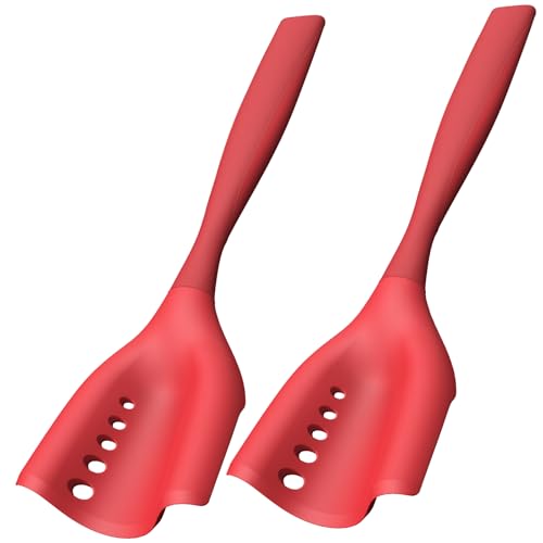 2Pack Meat Chopper Mincing Spatula, Silicone Grinder for Ground Beef
