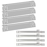 BoyoTec Grill Replacement Parts for Home Depot Nexgrill 720-0830H Gas Grill, Stainless Steel Heat Plates and Burners for Nexgrill 720-0830D, 720-0783E, SPG3714-SBH0304