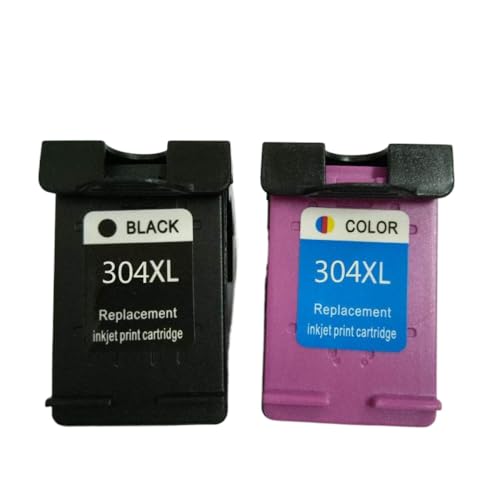 Cartouche encre 304XL N9K08AE N9K07AE compatible imprimante Deskjet 3720 Envy 5030 5032