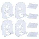 Hoite 4 supporti per telecamera da parete, staffa non perforata, per rack decorativo, router, decoder, staffa da parete