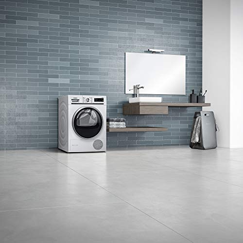 Siemens WT47W5W0 iQ700 Warmtepompdroger, A+++, 8 kg, sensorgestuurde autoDry-technologie & wpro SKS101, wasmachine-accessoires, drogeraccessoires, aansluitframe met legplank, 60 x 60 cm - Image 4