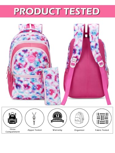 Image of Lavie Sport Dreamscape Backpack | 22 Liters | Rain Cover | Gift for Boys & Girls
