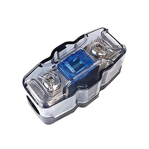 Kedakeji Wire Inline Fuse 60A Mini Anl Fuse Holder,4/8 Gauge To 4/8 Gauge Fuse Block For Car Audio 1 Way #TOP6