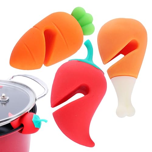 Overflow Prevention Pot Cover - Boil Over Stopper, Spill-Resistant Lid | Anti-Spill Silicone Pot Cover, Spill-Proof Cooking Lid, Boil Over Guard, Kitchen Pot Lid Holder for Safe & Clean Cooking
