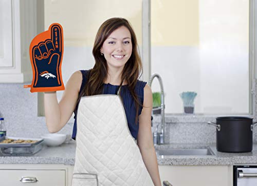 YouTheFan NFL Denver Broncos #1 rękawica do piekarnika, 33,7 cm x 16,5 cm
