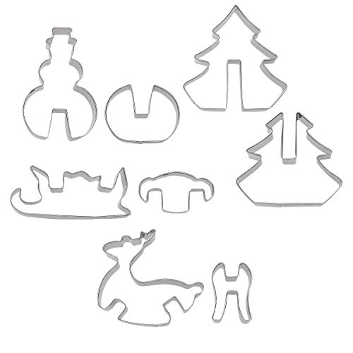 Chicago Metallic Christmas Tree 3D Cookie Cutter Set,