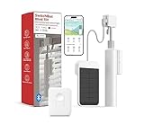 SwitchBot Blind Tilt Motorized Blinds with Remote, Automatic Blind Opener and Closer, Solar Powered, Light Sensing Control, Add Hub Mini to Make it Compatible with Alexa & Google Home