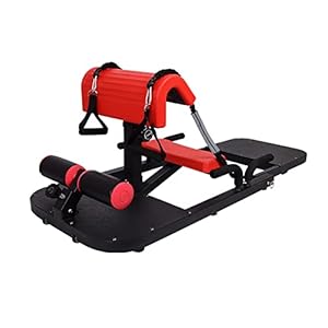 Hip Thrust Machine for Training Glutes, Squat Machine for Leg Exercise, Workout Equipment for Home Gym, All in One…