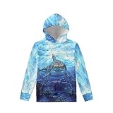 ZFRXIGN Shark Hoodies for Girls Boys 6-7 Years Old Sweatshirts Teen Kids Clothes Cool Hooded Pullove