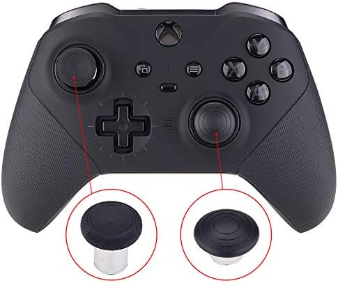 eXtremeRate 6 w 1 Metalowy Wymiana Uchwyt na Kciuki, Zamiana Joysticków Magnetycznych na Kontroler dla Xbox One Elite Series 2 i dla Xbox Elite 2 Core (Model 1797) - Czarny