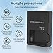 MH-24 Battery Quick Charger compatible with nikon D3100 D3200 D3300 D3400 D3500 D5100 D5200 D5300 D5500 D5600 DF Coolpix P7000 P7100 P7700 P7800 digital SLR cameras. Charges EN-EL14 EN-EL14A batteries