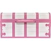 Teacher Created Resources Pink and White Treasure Chest with Lock and Key (TCR6055)