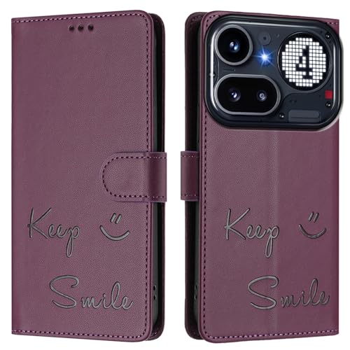 �X�}�z�P�[�X �Ή��@�� for Nothing Phone (4a) Pro �X�}�z�P�[�X�y�J�[�h�z���_�[�E�E�H���b�g�E�}�O�l�b�g�o�b�N���E�t���b�v�E�X�^���h�@�\�t���zViolet