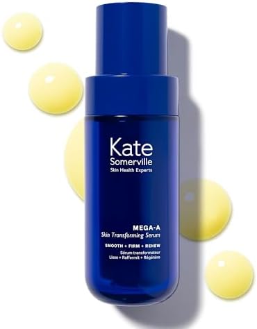 Kate Somerville Mega-A Skin Transforming Serum – Anti-Aging Serum with Hyaluronic Acid For Uneven Texture and Wrinkles, 1 Fl. Oz