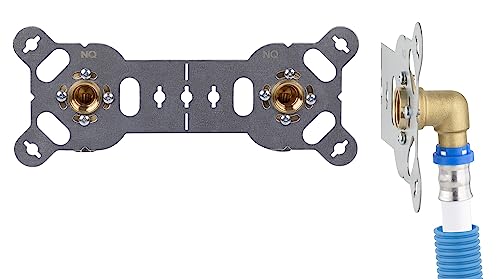 NOYON & THIEBAULT Platine Sécable sortie de Cloison pour tube Multicouche à Sertir Ø16 raccordement robinetterie douche | baignoire | lavabo | WC | machine...