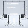 LINCO Lincostore Backdrop Stand for Parties Kit 10x7 ft Adjustable Back Drop Photography Studio Photo Background Support System with Clamps, Sand Bag, Carrying Bag 4172 4174 (10x7 ft)