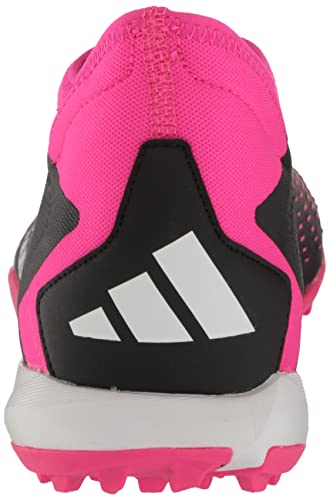 Adidas Unisex Predator Accuracy.3 Turf Soccer Shoe, Black/White/Team Shock Pink, 8.5 Us Men #TOP2