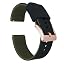 Black Top / Army Green Bottom - Rose Gold