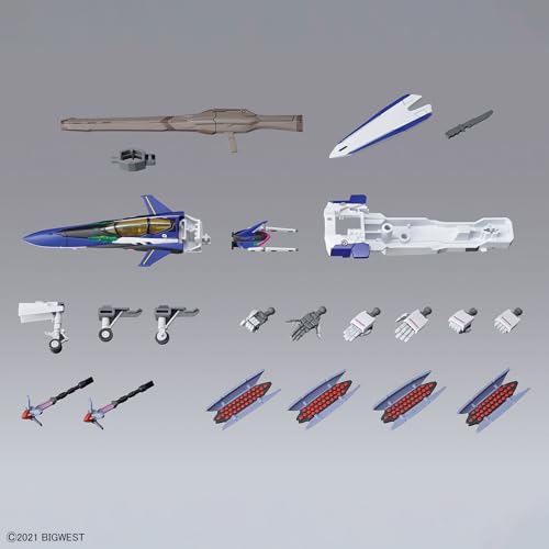 Bandai Spirits Hg Macross Δ Movie Version Assolutamente Live!!!! YF-29 Durandal Valkyrie (Maximilian Genus Machine) Set Completo Pack, Scala 1/100, Modello In Plastica Colore-Coded - 13