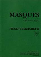 Masques - violin and piano 1598060201 Book Cover
