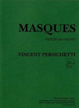 Paperback Masques - violin and piano Book