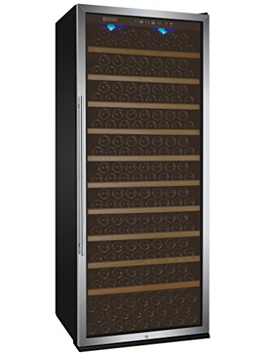 Allavino 32" Wide Vite Ii Tru-Vino 277 Bottle Single Zone Stainless Steel Right Hinge Wine Refrigerator #TOP16