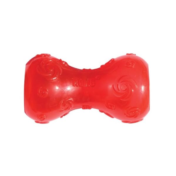 KONG Squeezz Dumbbell Dog Toy, Large, Colors Vary KONG Squeezz Dumbbell Dog Toy, Large, Colors Vary