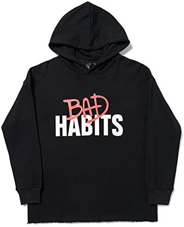 mich V Vlone Graffiti Letter red Big V Casual Hip hop Hoodie for Men and Women