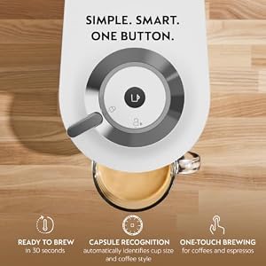 Nespresso Vertuo Pop+ Deluxe Coffee & Espresso Maker by Breville, White — photo 3 of 6