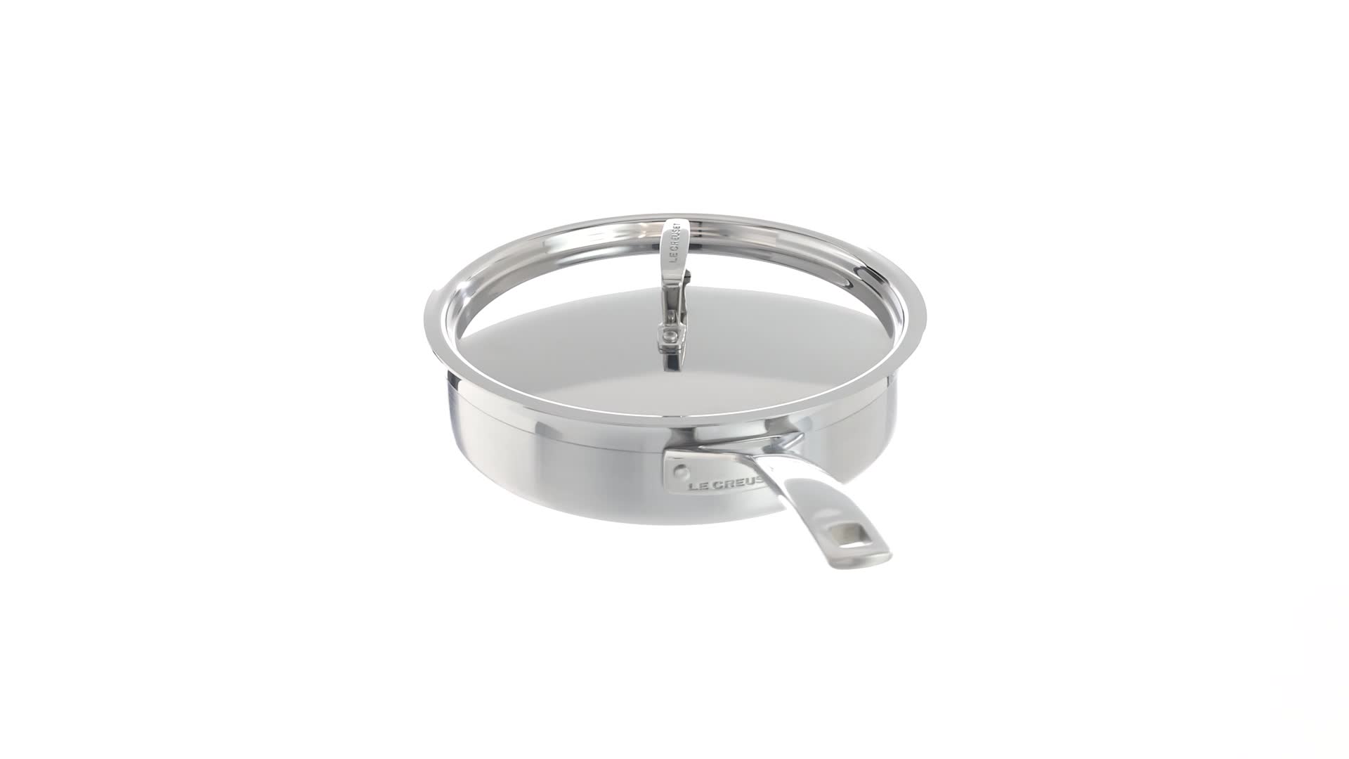 LE CREUSET Padella Antiderente Toughened 24cm - Con Coperchio, Perfetta Per Ogni Cottura - Foto 8