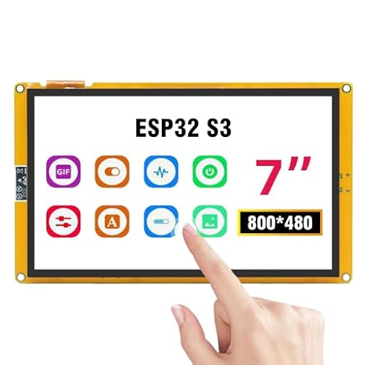 APKLVSR ESP32 S3 ESP32 Display,ESP32 S3 Desarrollo Placa de Desarrollo 7 Pulgadas Módulo TFT Pantalla táctil WiFi + Bluetooth ESP32 S3 Pantalla Compatible con Arduino/LVGL | Ya disponible en tu tienda friki favorita! En mundofriki.es! APKLVSR ESP32 S3 ESP32 Display,ESP32 S3 Desarrollo Placa de Desarrollo 7 Pulgadas Módulo TFT Pantalla táctil WiFi + Bluetooth ESP32 S3 Pantalla Compatible con Arduino/LVGL | Ya disponible en tu tienda friki favorita! En mundofriki.es!