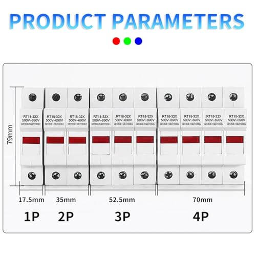 RT18-32X porte-fusible 1P protège circuit commande machine industrielle - 4