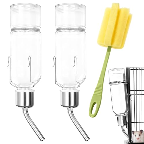 2 Pièces Biberon Lapin, 350ml Abreuvoir Lapin...