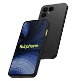 FAIRPHONE Gen 6+ 5G 2026 FP6 256GB + 12GB RAM - Dual-SIM (Nano-SIM + eSIM) - Snapdragon 7s (Gen 4) Android 16 Smartphone - Horizon Black
