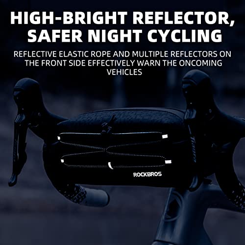 Rockbros Bike Handlebar Bag Bicycle Front Frame Bag Waterproof Bike Storage Bag With Shoulder Strap Bike Accessories #TOP4