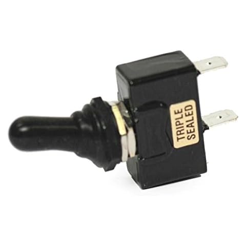 Off / On 20 Amp Sand Sealed Toggle Switch With Tab Terminals Cover