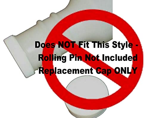 Tupperware Replacement Part White Contemporary 1 Inch Rolling Pin Cap Check Size