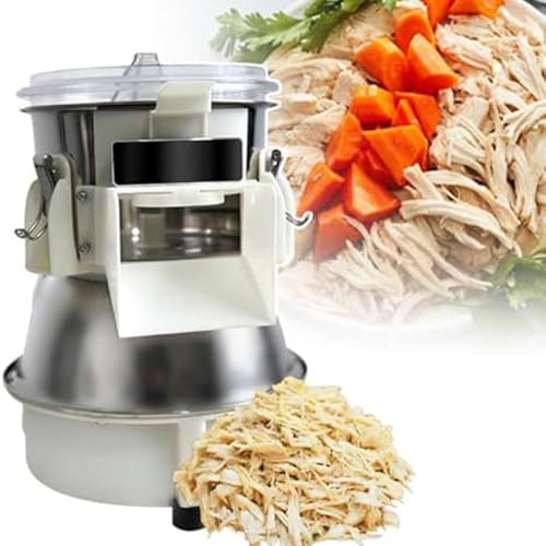 Picadora de carne de cerdo, picadora de pollo, máquina automática para fabricar fibra de carne, 40 kg/h, cortadora de carne comercial para Rousong, herramienta trituradora de pollo